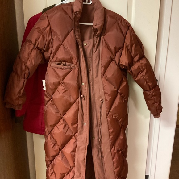 Vintage Talbots Heavy Down Long Riding Jacket EUC - Picture 5 of 10